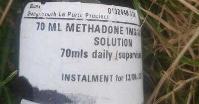 Grangemouth residents fury after methadone bottle found near kids play park - www.dailyrecord.co.uk