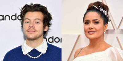 Salma Hayek On The Moment Her Rescue Owl Coughed Up A Hairball On Harry Styles' Head - www.msn.com