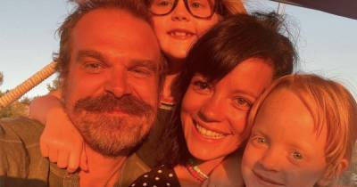David Harbour says being stepfather to Lily Allen's daughters has given him a 'new love' - www.ok.co.uk - Las Vegas