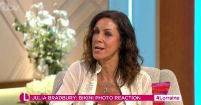 Julia Bradbury was told 'you look like you've had chemo' after bikini snap - www.ok.co.uk