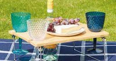 Aldi launches bargain picnic range including £6 table to make sure you never spill your wine again - www.ok.co.uk