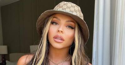 Jesy Nelson unveils blunt brunette crop just days after show stopping birthday hair - www.ok.co.uk