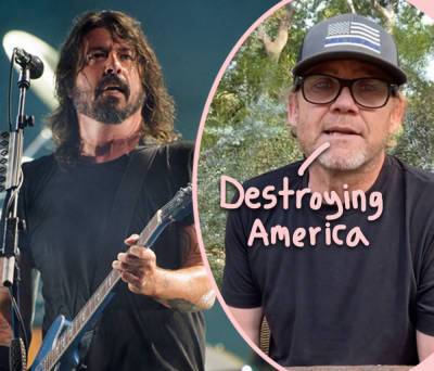 Ricky Schroder Protests Foo Fighters Concert With Anti-Vaxxers -- While Wearing Blue Lives Matter Hat! - perezhilton.com - California - county Canyon