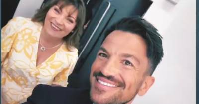 Peter Andre worries he's offended Lorraine Kelly as she pulls angry face - www.ok.co.uk - Scotland