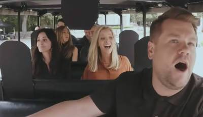 'Friends' Cast Does Carpool Karaoke with James Corden - Watch Now! - www.justjared.com