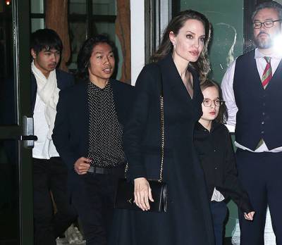 Angelina Jolie Reportedly Introduced Sons Pax Knox To Ex-Husband Jonny Lee Miller - hollywoodlife.com - New York - city Brooklyn