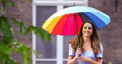 Kate Middleton's Meghan moment as she gives a nod to Pride under rainbow umbrella - www.ok.co.uk - Britain
