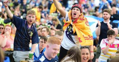 Tartan Army fans in Glasgow fan zone vow to boogie through the night after historic Wembley point - www.dailyrecord.co.uk - Scotland