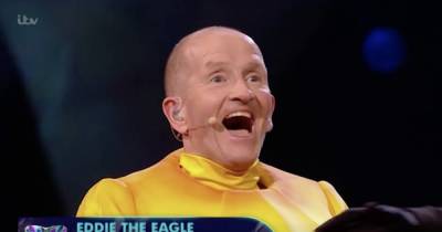 The Masked Dancer fans surprised as Eddie the Eagle unveiled as Rubber Chicken - www.ok.co.uk