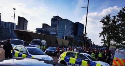 Eyewitness speaks of 'hectic' incident where a large group of youths descended on Salford Quays - www.manchestereveningnews.co.uk - Britain - county Quay
