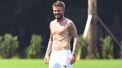 David Beckham, 46, Goes Out Shirtless To Walk His Dogs With Victoria: See Sizzling, Summer Pic - hollywoodlife.com