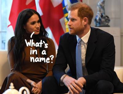 Meghan Markle & Prince Harry Have Already Hinted At The Girls' Names They Might Pick! - perezhilton.com