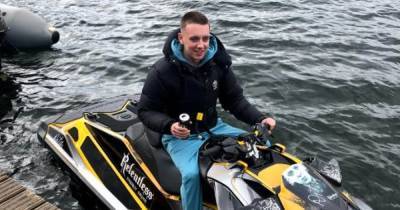 Rapper Aitch spotted outside his hometown corner shop - and jet skiing in Salford Quays - www.manchestereveningnews.co.uk - Manchester - county Harrison - county Armstrong