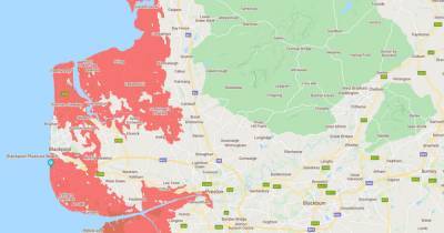 The towns that could end up underwater because of rising sea levels - www.manchestereveningnews.co.uk - city Lancashire