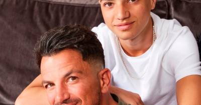 Peter Andre and son Junior take hilarious look back at the singer's iconic looks - www.ok.co.uk