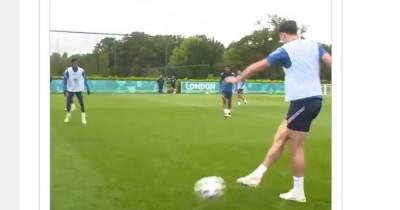 'Wrong Harry is up front': Fans react as Maguire scores stylish no-look finish in England training - www.manchestereveningnews.co.uk - Scotland - Czech Republic - Croatia