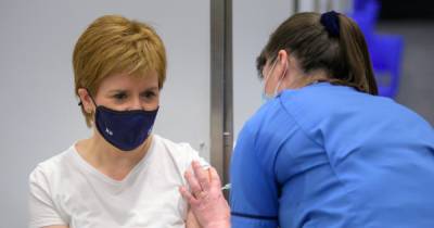 Nicola Sturgeon receives second dose of covid jab as she urges Scots to 'roll up your sleeve' - www.dailyrecord.co.uk - Scotland