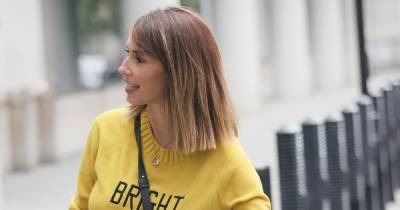 One Show's Alex Jones shows off growing baby bump in vibrant yellow jumper - www.ok.co.uk - London
