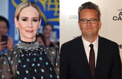 Sarah Paulson - Matthew Perry - Shirley Maclaine - Gore Vidal - Sarah Paulson Tells Jimmy Kimmel How She Once Had An Awkward Moment With Matthew Perry At A ‘Make Out Party’ - etcanada.com