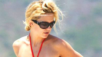 Kate Hudson, 42, Swims In String Bikini Enjoys ‘Family Time’ With Kids BF Danny Fujikawa - hollywoodlife.com - Greece