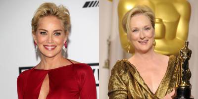 Sharon Stone's Take on Meryl Streep's Career Goes Viral on Twitter - www.justjared.com - county Stone