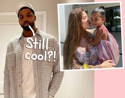 Khloé Kardashian & Tristan Thompson Are 'Not Together Right Now' But Are 'Still Talking About Giving True A Sibling'? - perezhilton.com - USA