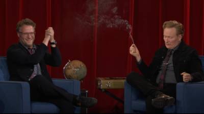 Conan O’Brien Smokes Up With Seth Rogen As His Time With TBS Late-Night Show Winds Down - deadline.com