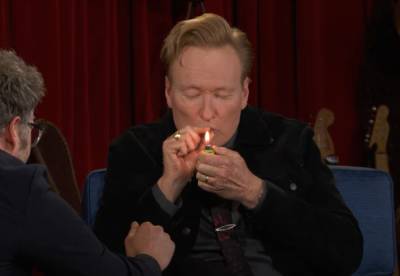 Conan O’Brien Smokes Weed With Seth Rogen Mid-Interview - etcanada.com
