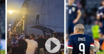 WATCH: Fans sing-song led by man on shelter after crushing Croatia defeat - www.dailyrecord.co.uk - Scotland - Croatia