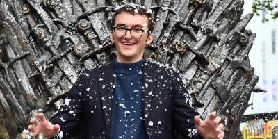 Isaac Hempstead-Wright Celebrates the Unveiling of 'Game of Thrones' Iron Throne in Leicester Square - www.justjared.com - London