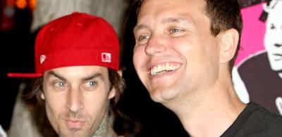 Travis Barker Sends Love to Blink-182 Bandmate Mark Hoppus After Cancer Reveal - www.justjared.com