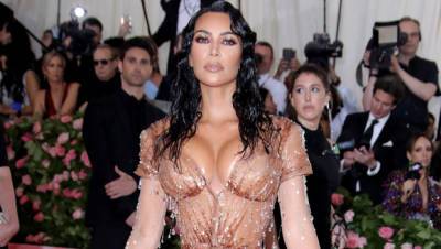 Kim Kardashian Stuns In Nude-Colored Thong As She Sips Diet Coke In New KKW Beauty Photos - hollywoodlife.com - county Coke