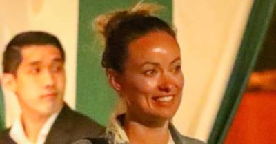 Olivia Wilde Looks So Happy During Night Out (While Driving Harry Styles' Range Rover!) - www.justjared.com