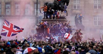 Two further arrests in connection with Rangers fans' George Square disorder - www.dailyrecord.co.uk - Scotland