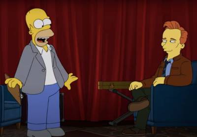 Homer Simpson Conducts Exit Interview With Host As ‘Conan’ Says Goodbye - etcanada.com