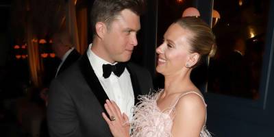 Scarlett Johansson Reveals That She Can't Always Run Lines With Husband Colin Jost - www.justjared.com