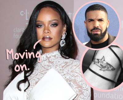 Rihanna Appears To Have Covered Up Her Matching Shark Tattoo With Drake From 5 Years Ago! - perezhilton.com