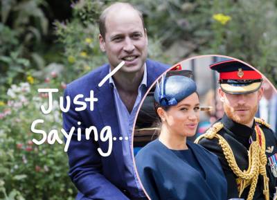 Prince William Reportedly Confessed To Prince Harry That He Thought Meghan Markle Had An ‘Agenda’ - perezhilton.com