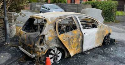 Teenager arrested after 'a number of vehicles' set on fire - www.manchestereveningnews.co.uk - Manchester