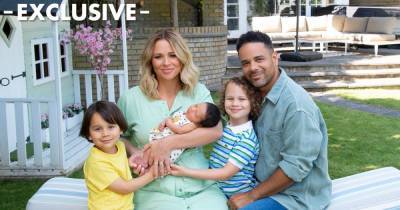 Kimberley Walsh introduces baby son Nate after welcoming third child with Justin Scott - www.ok.co.uk - county Scott