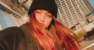 Gigi Hadid's fiery red hair colour in her new selfie will definitely oblige you to stop and stare - www.pinkvilla.com