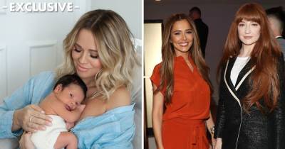 Girls Aloud’s Cheryl and Nicola Roberts 'obsessed’ with Kimberley Walsh’s new baby Nate - www.ok.co.uk