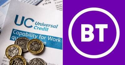 BT launches new £15 broadband and phone package for Universal Credit claimants today - www.dailyrecord.co.uk