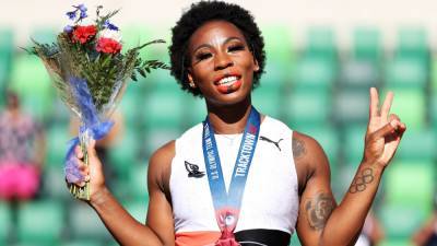 Gwen Berry, U.S. Olympian, Stands Up to Backlash for National Anthem Snub - www.glamour.com