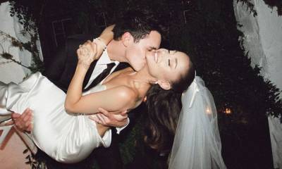 Ariana Grande posts rare video kissing husband Dalton Gomez for her 28th birthday - us.hola.com
