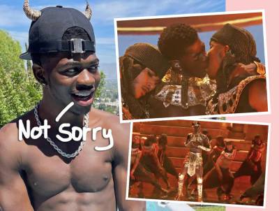 Lil Nas X Slams Critics Outraged After He Kissed Male Dancer In BET Awards Performance! - perezhilton.com
