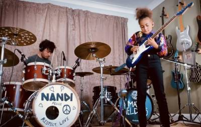 Watch Matt Helders join child prodigy Nandi Bushell for an Arctic Monkeys jam session - www.nme.com