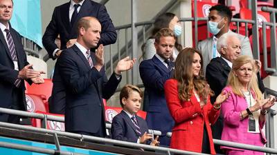 Prince George, 7, Looks Identical To Prince William At Family Outing To England Soccer Game: Photos - hollywoodlife.com