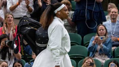 Serena Williams Withdraws From Wimbledon After Suffering Injury 33 Minutes Into Match - www.justjared.com