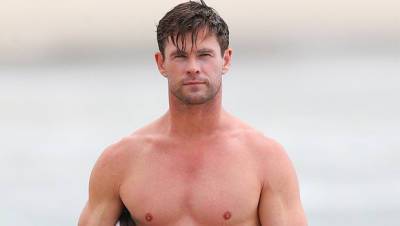 Chris Hemsworth’s Arm Muscles Are Huge In New Photo After Wrapping Upcoming ‘Thor’ Film - hollywoodlife.com